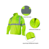 Seguridad reflexiva y ropa de trabajo impermeable impermeable de alta visibilidad