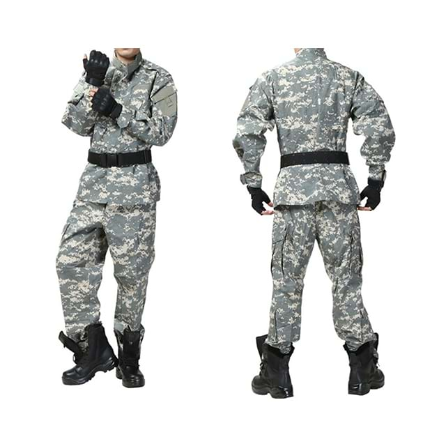 GAF Tactical Gear Chaqueta y pantalones tácticos uniformes para hombre Traje táctico de camuflaje