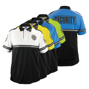 Camiseta de manga corta de policía/seguridad/patrulla, camiseta táctica transpirable para entrenamiento de sudor, camiseta que absorbe la humedad para hombres