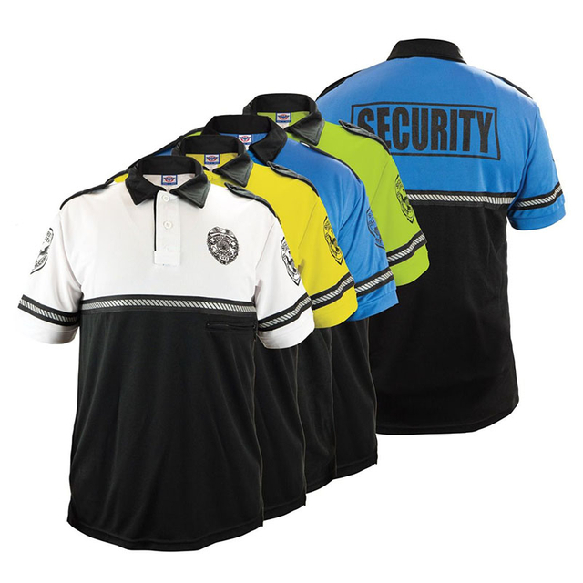 Camiseta de manga corta de policía/seguridad/patrulla, camiseta táctica transpirable para entrenamiento de sudor, camiseta que absorbe la humedad para hombres