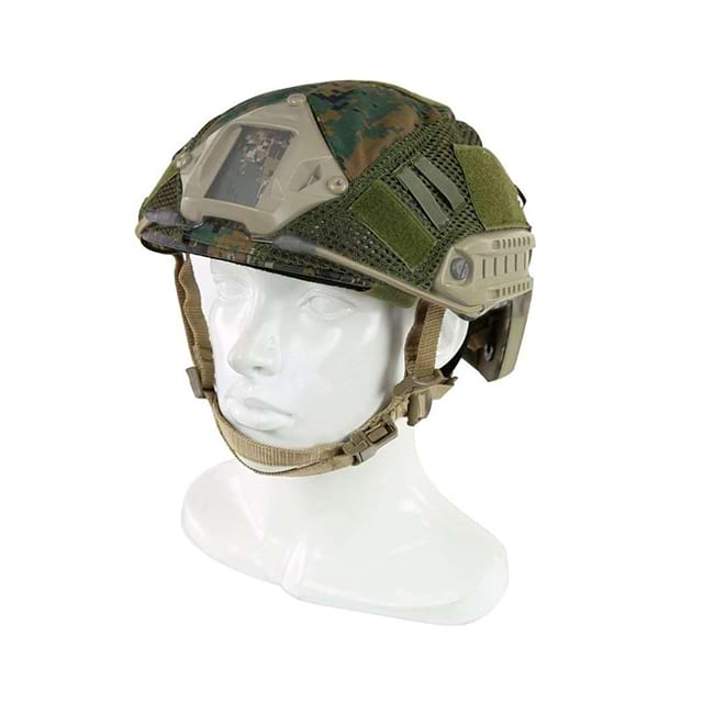 Casco antibalas balístico de camuflaje Multicam Fast Nij Iiia táctico PE + aramida