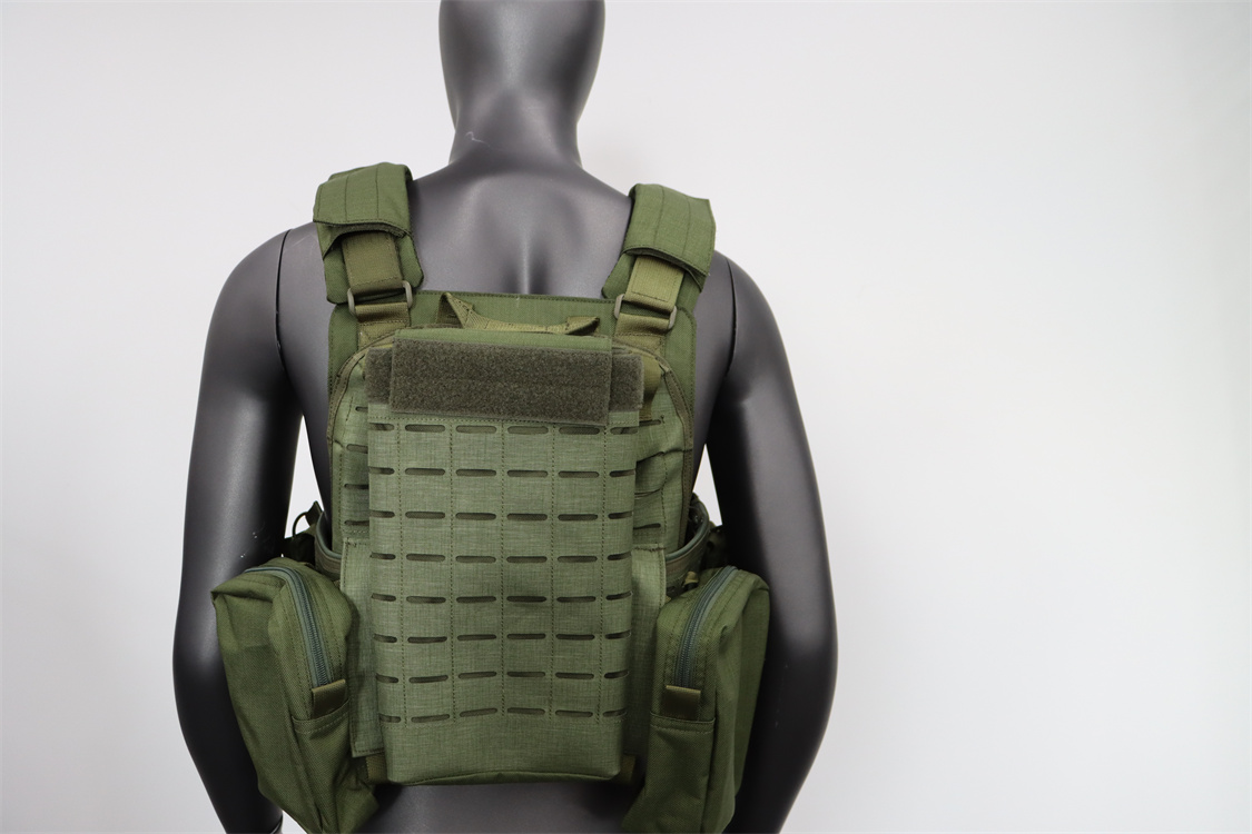 Molle Systerm Camo combate cuerpo protección placa portador una mano liberación rápida Color camuflaje chaleco táctico 