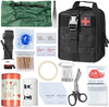  Kit de emergencia médica para supervivencia al aire libre, bolsa EMT, bolsas tácticas de primeros auxilios Molle, bolsa pequeña para Kit IFAK de explosión médica militar