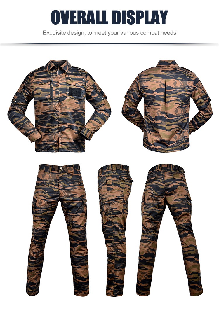 Venta de fábrica uniforme táctico de Afganistán uniforme de estilo chaqueta de camuflaje uniforme de batalla de combate uniforme de Afganistán