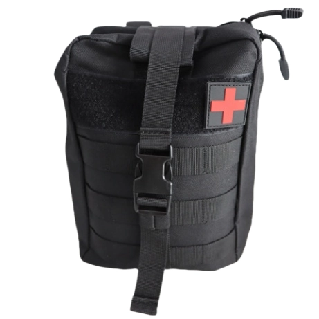  Kit de emergencia médica para supervivencia al aire libre, bolsa EMT, bolsas tácticas de primeros auxilios Molle, bolsa pequeña para Kit IFAK de explosión médica militar